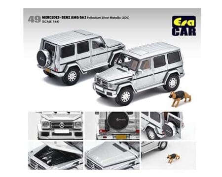 Era CAR 1:64 Mercedes-Benz G63 (Palladium Silver Metallic) (SDU)