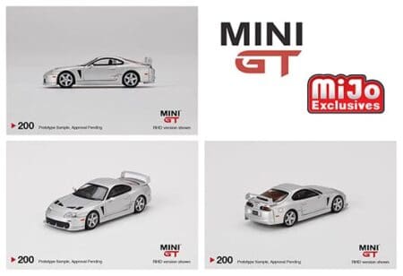 Mini GT 1:64 Toyota TRD 3000GT Alpine Silver Metallic Limited