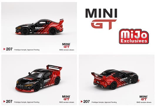 よ*ん様 MINI GT Pandem Toyota GR Supra 2019 MINI GT 233 Pandem Toyota GR Supra V1.0 Team TOYO TIRES
