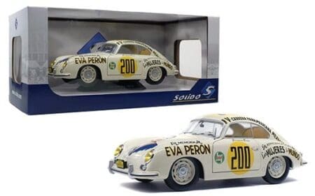 Solido 1:18 1953 Porsche 356 Eva Peron (White)