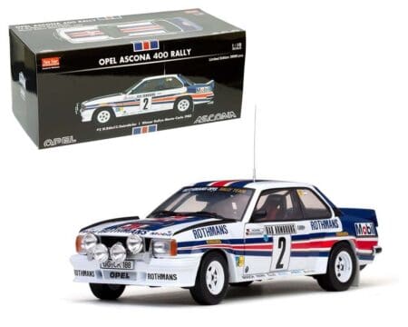 Sunstar 1:18 Opel Ascona 400 Rally #2 W. Röhrl / C. Geistdörfer - Rallye Monte-Carlo 1982