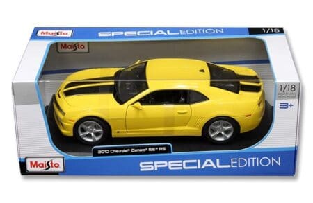 Maisto 1:18 Special Edition - 2010 Chevrolet Camaro SS RS Yellow