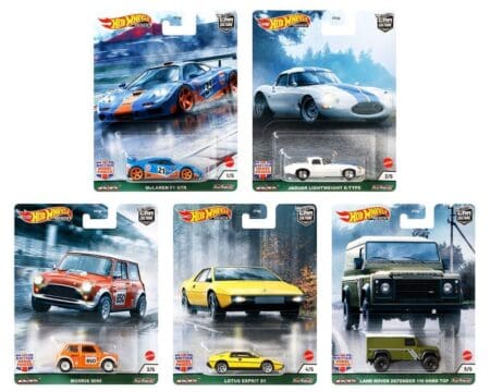 Hot Wheels 1:64 British Horse Power Case A Assortment - Car Culture - Premium