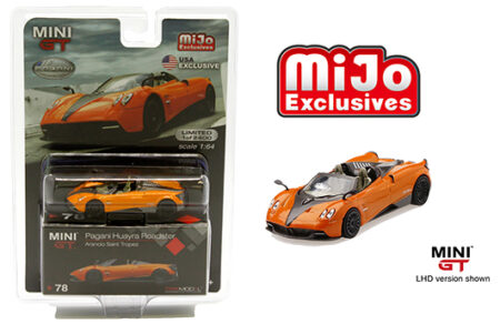 Mini GT 1:64 Pagani Huayra Roadster Arancio Saint Tropez Limited 2,400