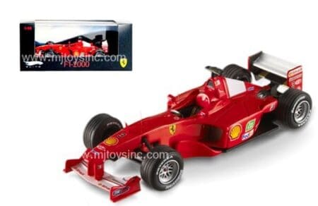 Hot Wheels 1:43 Elite Formula 1 Ferrari F2000 (M. Schumacher) Red