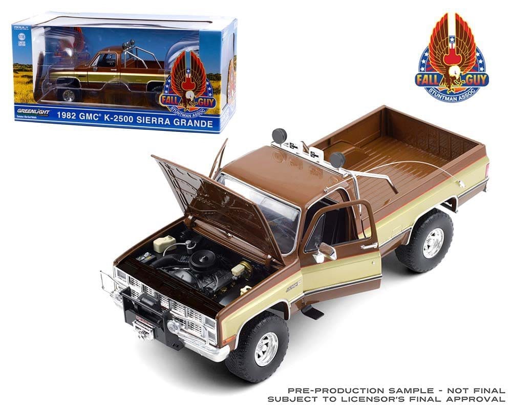 Greenlight 1:18 The Fall Guy Stuntman Association 1982 GMC K