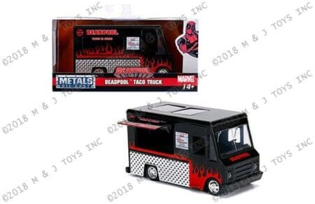 Jada 1:32 W/B - Metals - Marvel - Deadpool Taco Truck (Black)