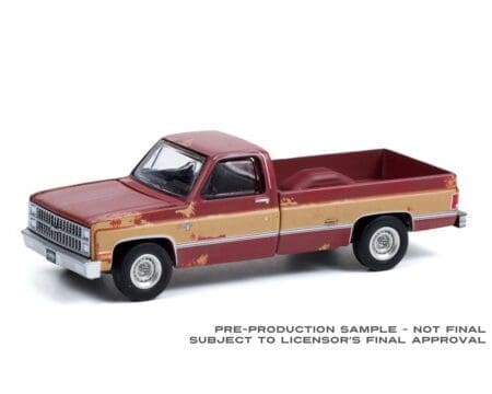 Greenlight 1:64 Detroit Speed, Inc. Series 2 - 1983 Chevrolet Silverado C-10 - Burgundy