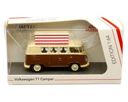 Schuco 1:64 Volkswagen T1 Camper Brown Beige Two-Tone