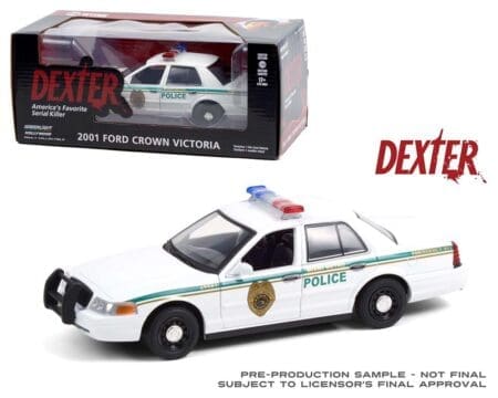 Greenlight 1:24 Dexter 2001 Ford Crown Victoria Miami Police