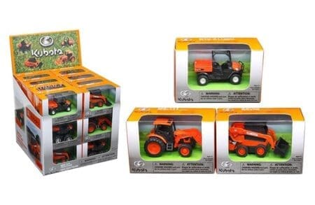 New Ray 1:64 Kubota Assortment (3 Styles)(~3" / 1:64)