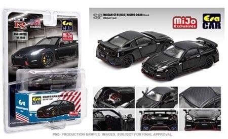 Era CAR 1:64 Mijo Exclusives USA 2020 Nissan GT-R R35 Nismo Black Limited Edition