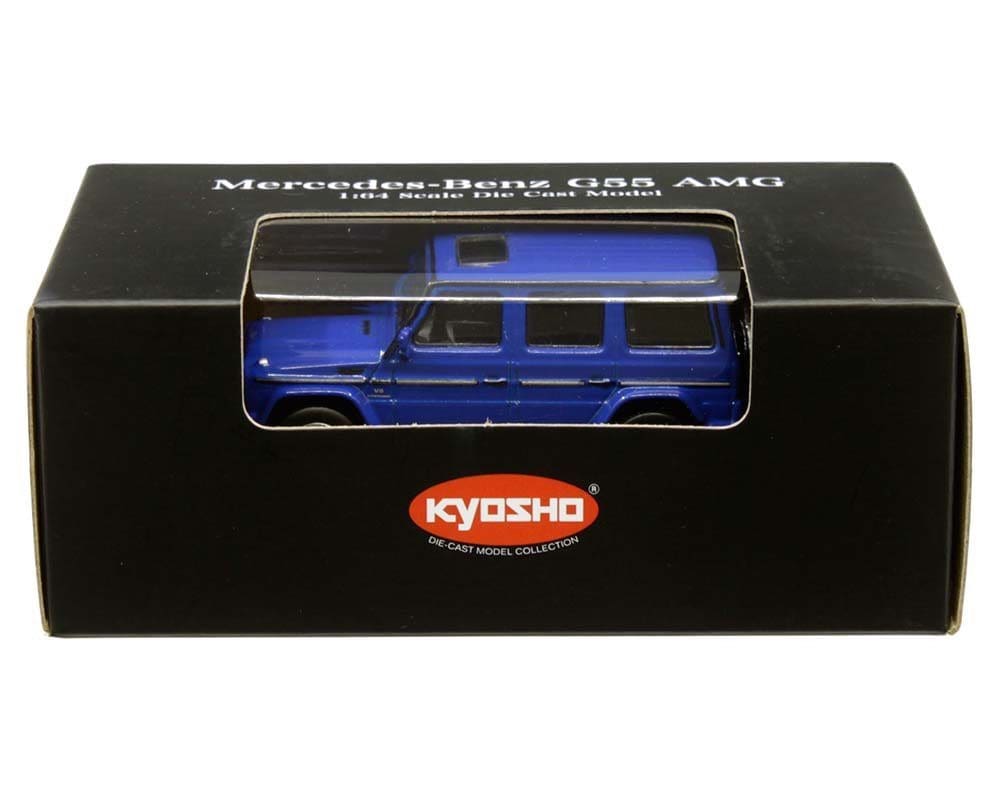 Kyosho 1:64 Mercedes-Benz G55 AMG (Blue) - M & J Toys Inc. Die