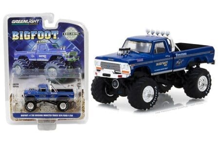 Greenlight 1:64 BigFoot The Original Monster Truck- 1974 Ford F250 (Blue)