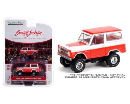 Greenlight 1:64 Barrett-Jackson Series 7 1977 Ford Bronco (Red/White)