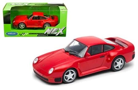 Welly 1:24 Window Box Porsche 959 (Red)
