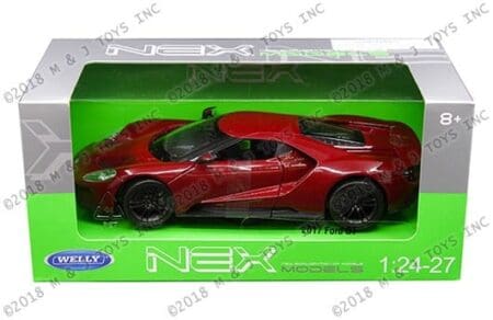 Welly 1:24 Window Box - 2017 Ford GT (Red)