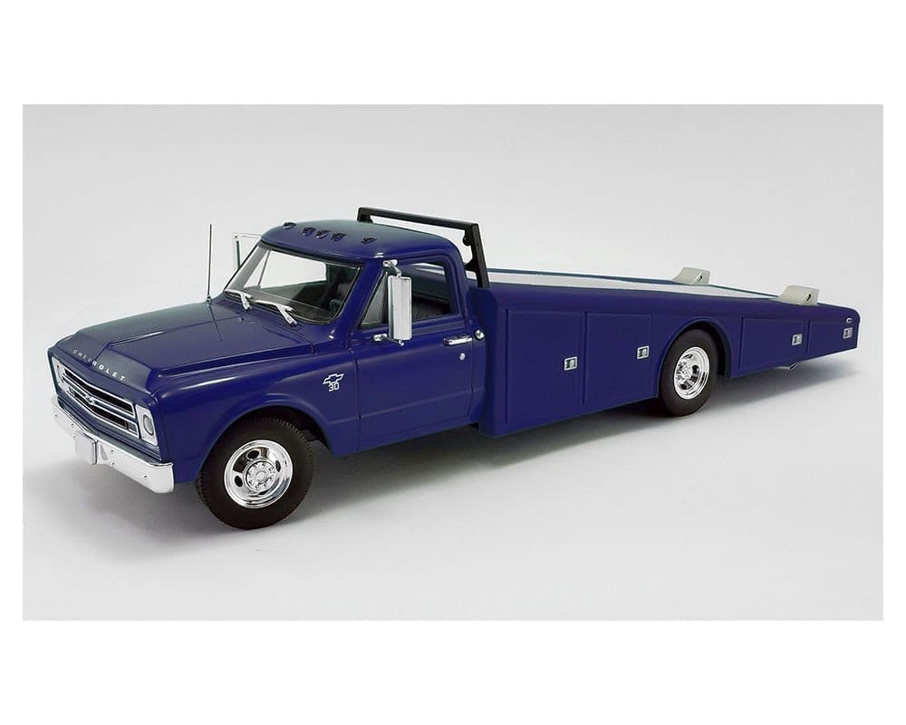ACME 1:18 1967 Chevrolet C-30 Ramp Truck (Blue) - M & J Toys