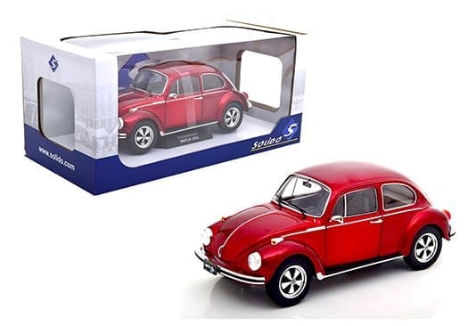 Solido 1:18 1974 Volkswagen Beetle 1303 (Candy Red) - M & J Toys