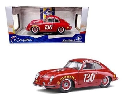 Solido 1:18 1953 Porsche 356 Pre-A James Dean Tribute Red