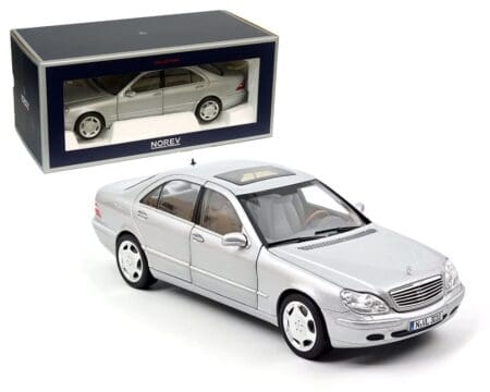 Norev 1:18 1998 Mercedes-Benz S600 (Silver)