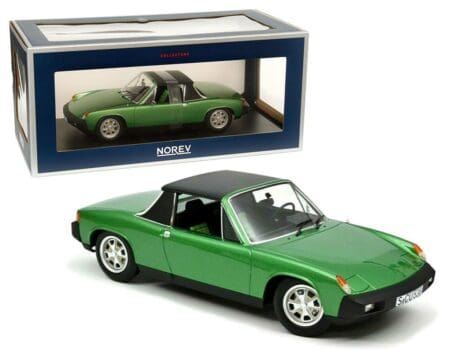 Norev 1:18 1975 Volkswagen-Porsche 914 2.0 (Green Metallic)