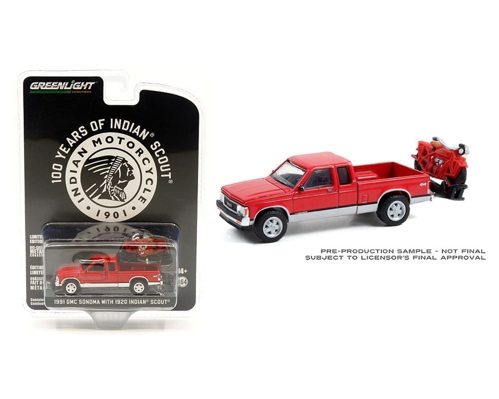 Greenlight 1:64 1991 GMC Sonoma Extended Cab with 2021