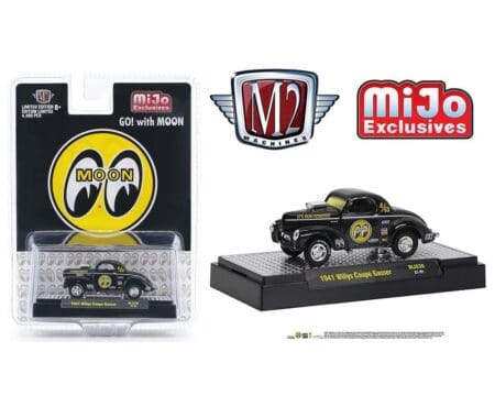 M2 Machines 1:64 1941 Willy's Coupe Mooneyes Gasser - MiJo Exclusives