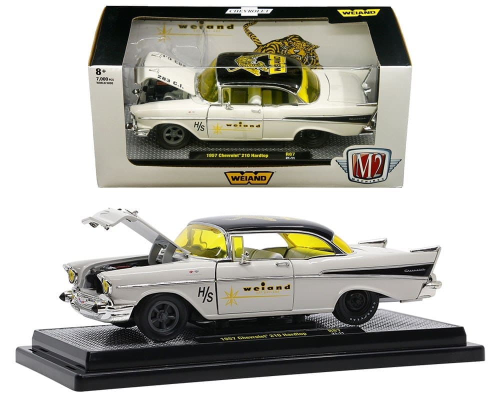 M2 Machines 1:24 Weiand 1957 Chevrolet 210 Hardtop - M & J