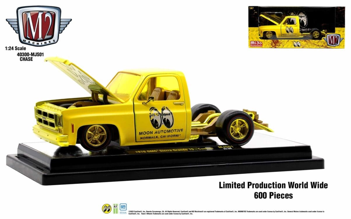 期間限定30％OFF! M2 Machines 1:24 1976 GMC Sierra Grande 15 Mooneyes Custom 乗用車