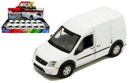 Welly Display Tray - 4.75" Ford Transit Connect (White) (~1:32)