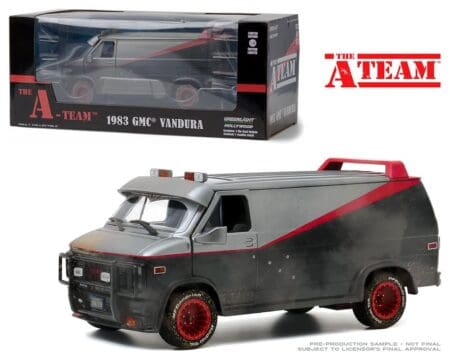 Greenlight 1:24 Hollywood - The A-Team 1983 GMC Vandura Weathered Paint
