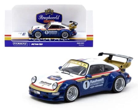 Tarmac Works 1:43 RWB 964 Waikato (White/Blue) - HOBBY43