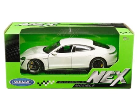 Welly 1:24 Porsche Taycan Turbo S (White)