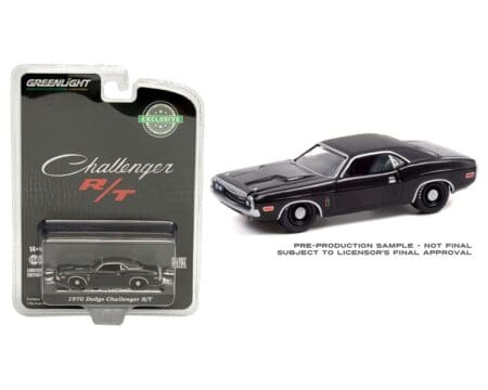 GL 1:64 HE Dodge 1970 Challenger R/T Hemi Ghost BK