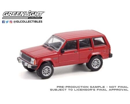 Greenlight 1:64 All-Terrain Series 12 1985 Jeep Cherokee Pioneer Red