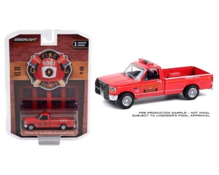 Greenlight 1:64 Fire & Rescue Series 1 - 1992 Ford F-350 - East Brookfield, Massachusetts Forestry