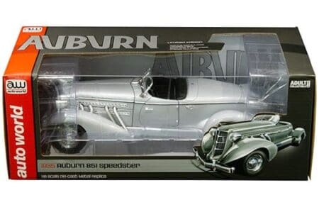 Auto World 1:18 1935 Auburn 851 Speedster - Silver - Limited Edition