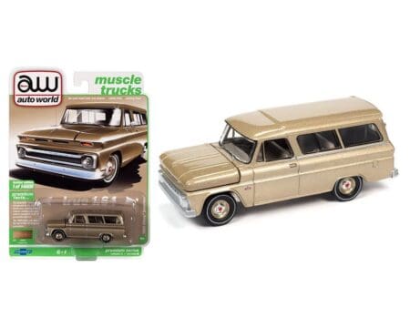 Auto World 1:64 1966 Chevrolet Suburban (Saddle Poly) Premium 2021 Release 3 Version B Limited Edition