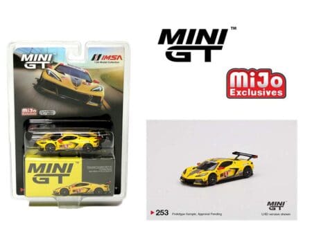 Mini GT 1:64 Chevrolet Corvette C8 R #3 24Hr Daytona 2020 (Yellow) - MiJo Exclusives