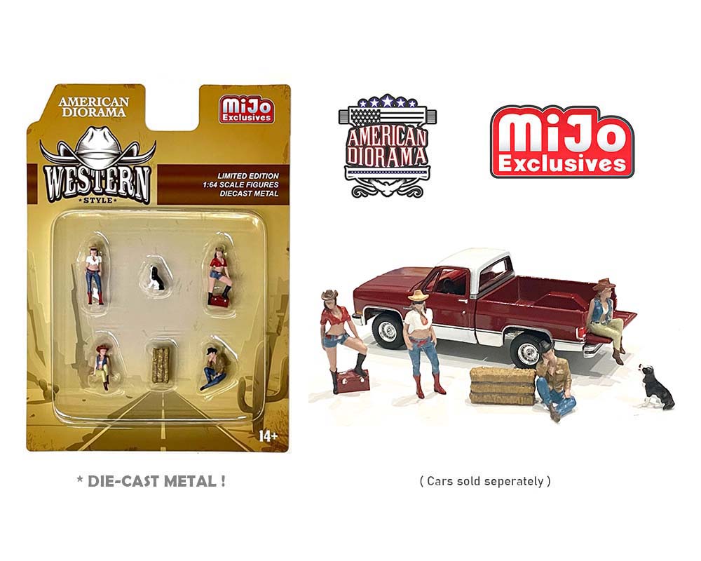 American Diorama 1:64 MiJo Exclusives Figures Set Western Style