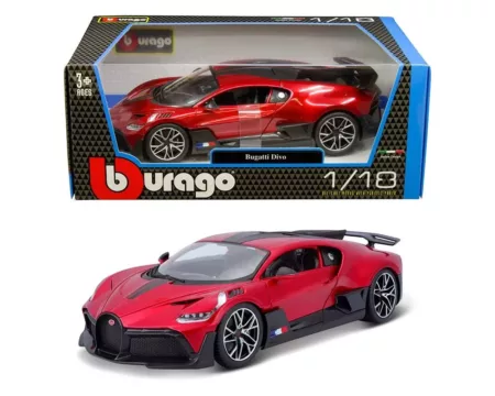 Bburago 1:18 Bugatti Divo (Red)