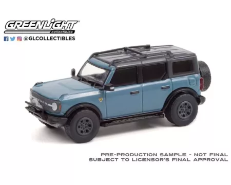 Greenlight 1:64 All-Terrain Series 12 - 2021 Ford Bronco 4-Door Badlands Blue