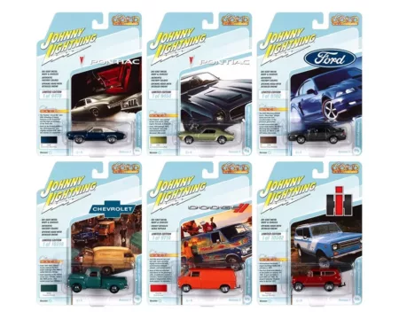Johnny Lightning 1:64 Classic Gold 2021 Release 3 Version A 6-Car Set
