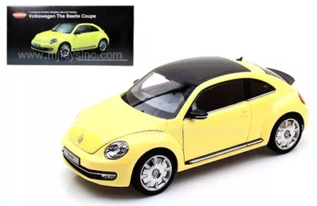 Kyosho 1:18 Volkswagen The Beetle Coupe Yellow