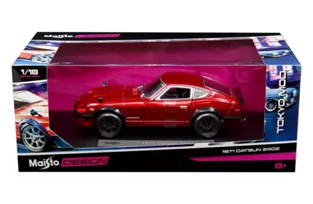 Maisto 1:18 Tokyo Mod 1971 Datsun 240Z Red