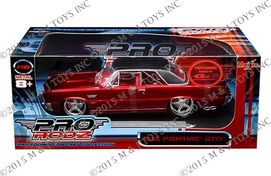 Maisto1:18 Pro-Rodz 1965 Pontiac GTO Custom Red - M & J Toys