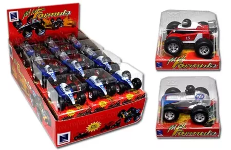 New Ray Mini 2.5" Formula 1 in PVC box (4 styles )