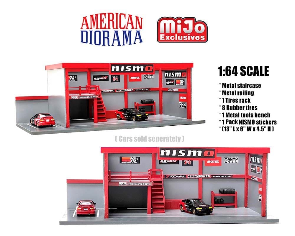 American Diorama 1:64 MiJo Exclusives Garage Diorama with