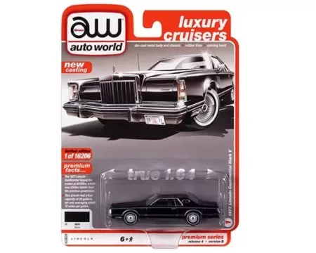 Auto World 1:64 Premium 2021 Release 4 - 1977 Lincoln Continental Coupe Mark V Solid Pack